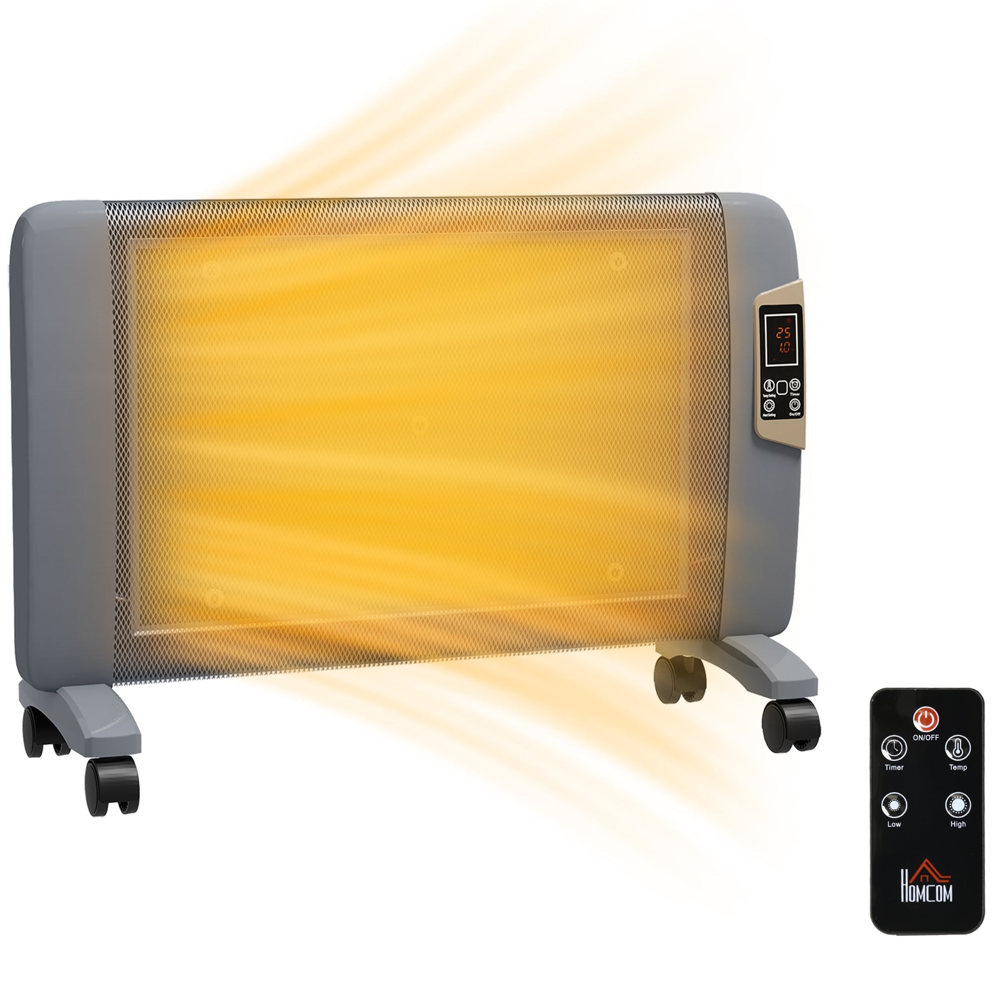 2000W Mica Electric Space Heater with Remote - Portable Convector Heater for RV & Home - ELITE RV SUPPLY