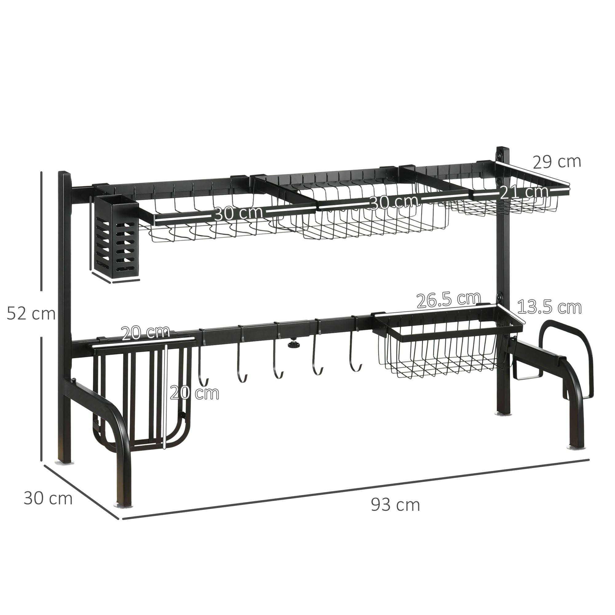 Buy Over - the - Sink Dish Drainer Rack for Efficient Kitchen Organization - ELITE RV SUPPLY