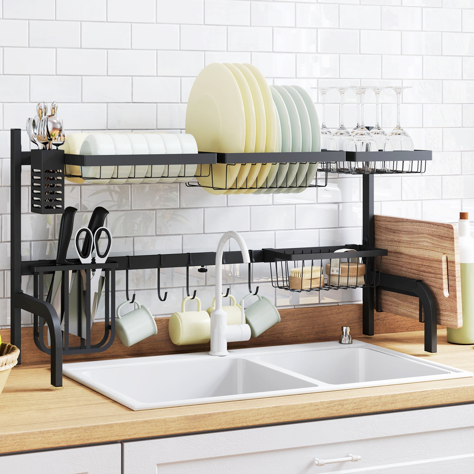Buy Over - the - Sink Dish Drainer Rack for Efficient Kitchen Organization - ELITE RV SUPPLY