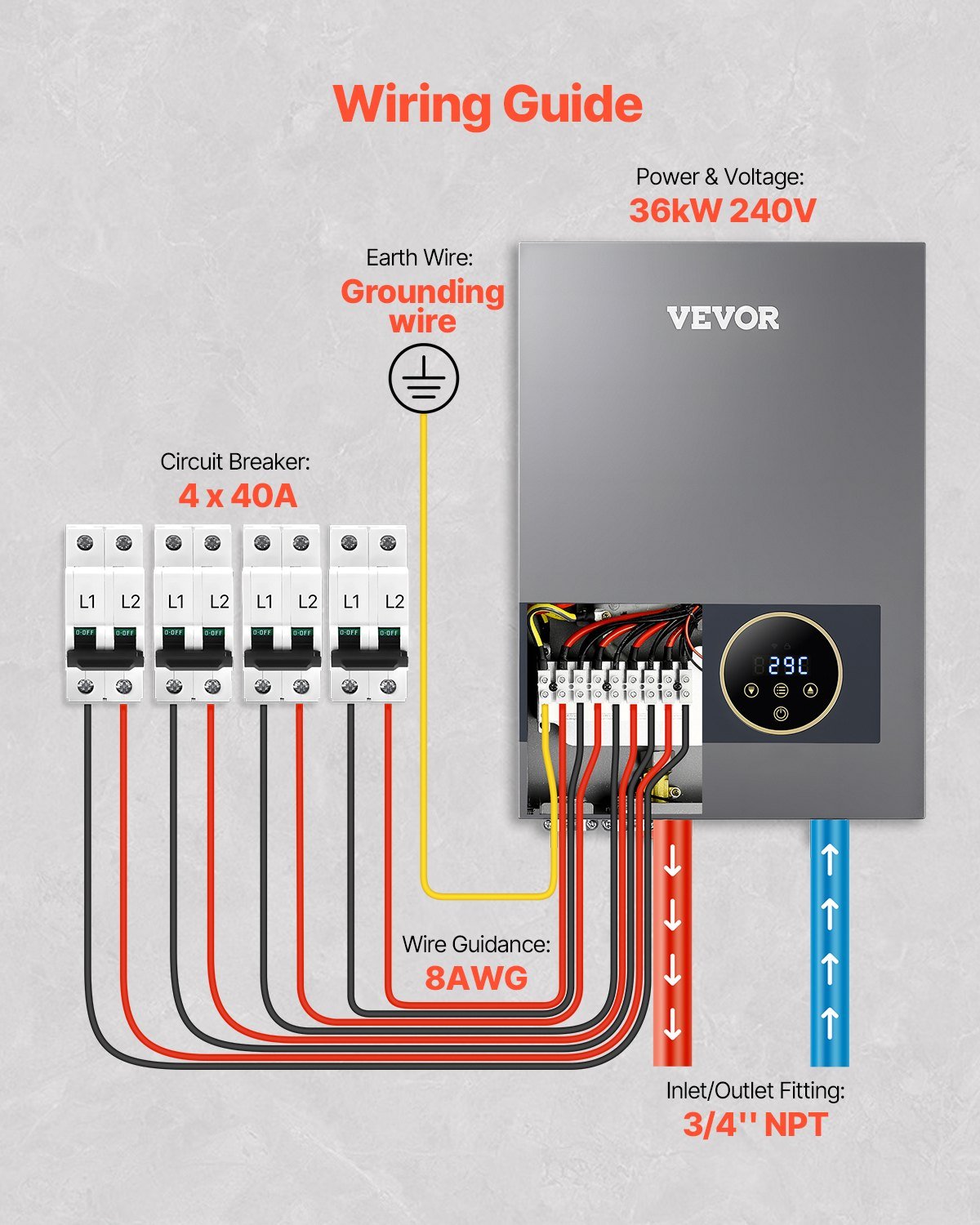 Buy Tankless Electric Water Heater Under Sink for Instant Hot Water - ELITE RV SUPPLY