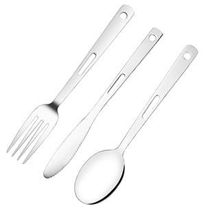 Camping Utensil Set - Portable RV Kitchen Cooking & Dining Silverware - ELITE RV SUPPLY