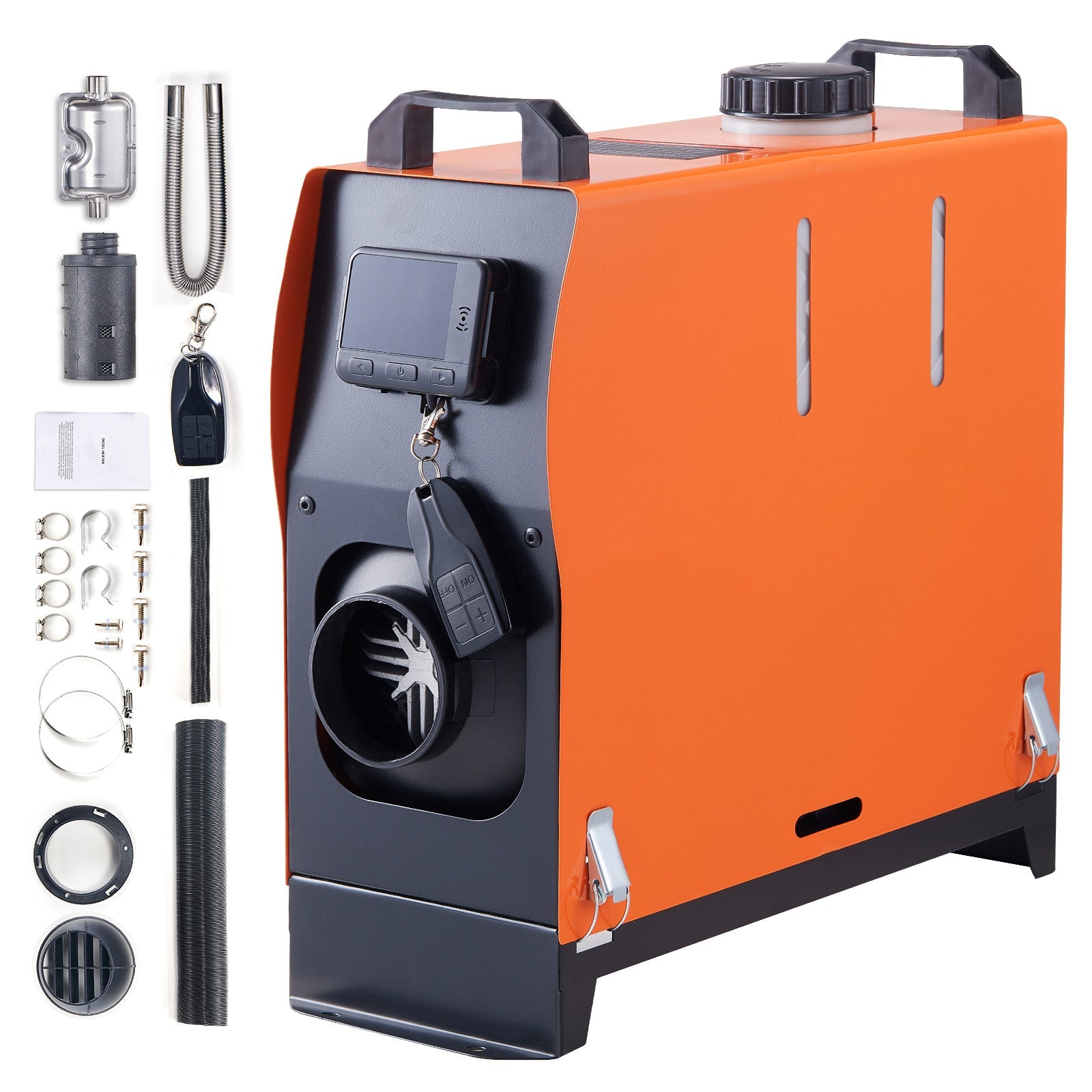 VEVOR Diesel Air Heater, 12V 5KW Diesel Heater With Remote Control And LCD, 5L Fuel Tank Portable Diesel Parking Heater, Rapid Heating For RV Trailer Camper Van Boat And Indoors - ELITE RV SUPPLY